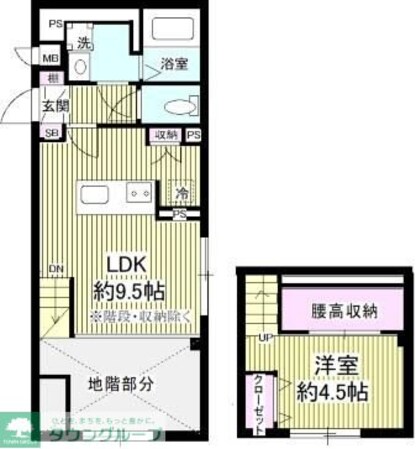 notice椎名町の物件間取画像